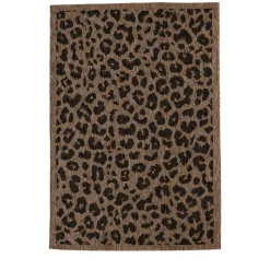 YUMA Tapis contemporain imprimé léopard