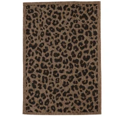 YUMA Tapis contemporain imprimé léopard