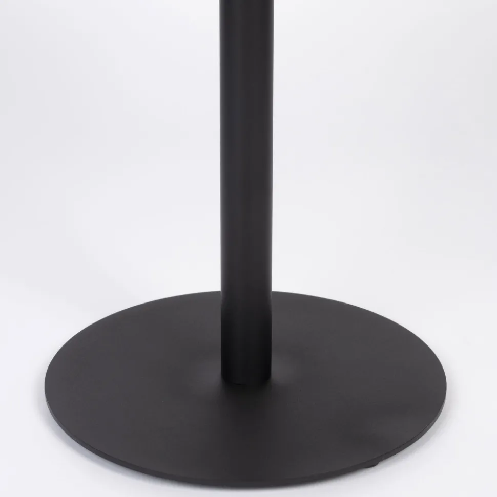 YURI Table d'appoint ronde en bois et métal ø45cm