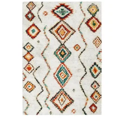ZAZY Tapis d'inspiration berbère à motif ethnique