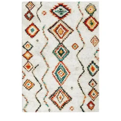 ZAZY Tapis d'inspiration berbère à motif ethnique