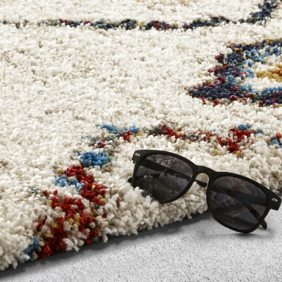 ZAZY Tapis d'inspiration berbère à motif ethnique