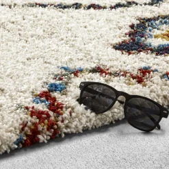ZAZY Tapis d'inspiration berbère à motif ethnique