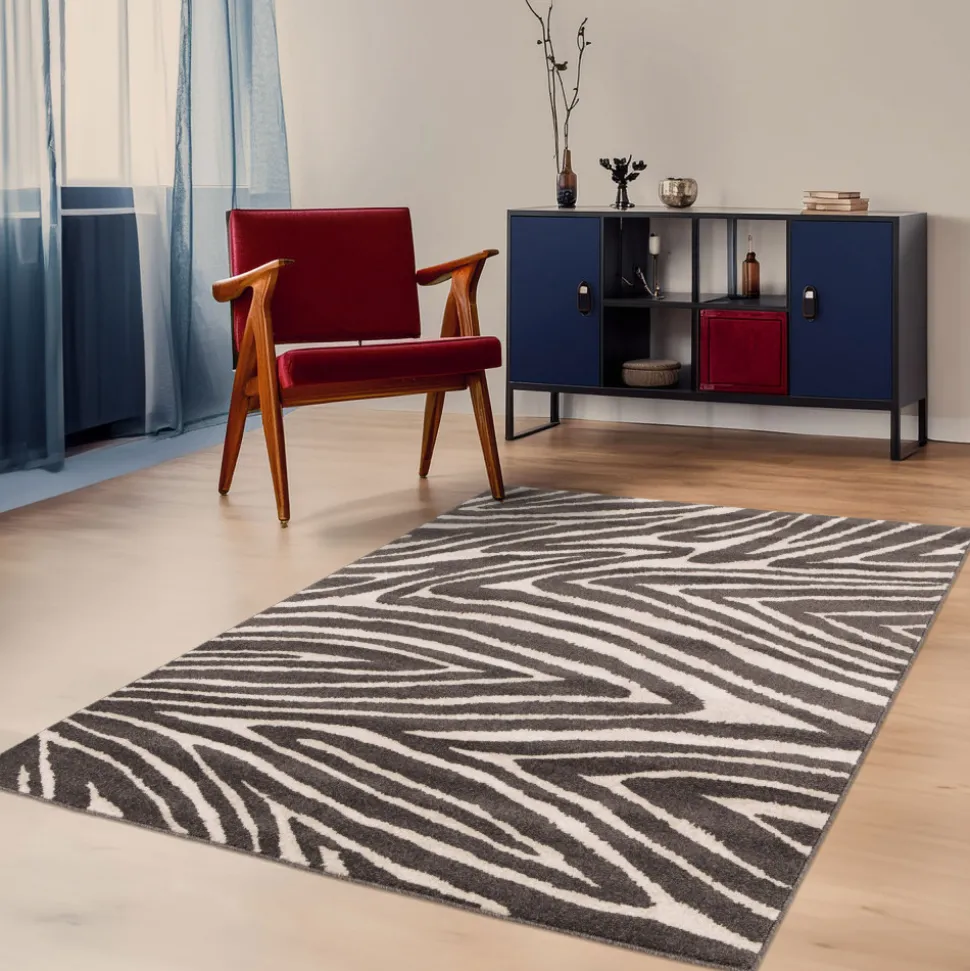 ZEBRA Tapis graphique à motif zébré