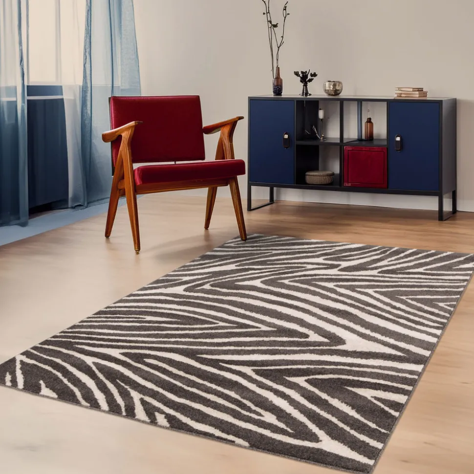 ZEBRA Tapis graphique à motif zébré