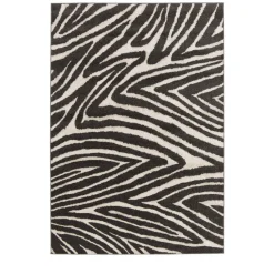 ZEBRA Tapis graphique à motif zébré