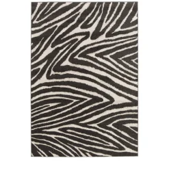 ZEBRA Tapis graphique à motif zébré