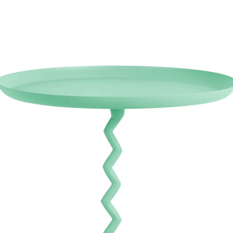 ZIGZAG Table d'appoint ronde en métal ø44cm