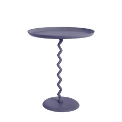 ZIGZAG Table d'appoint ronde en métal ø44cm