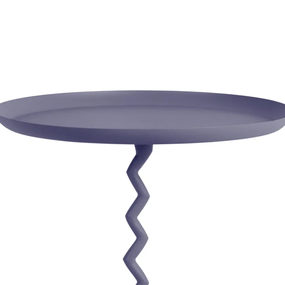 ZIGZAG Table d'appoint ronde en métal ø44cm