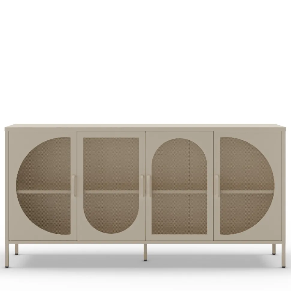 ZIO Buffet 4 portes en métal L160cm