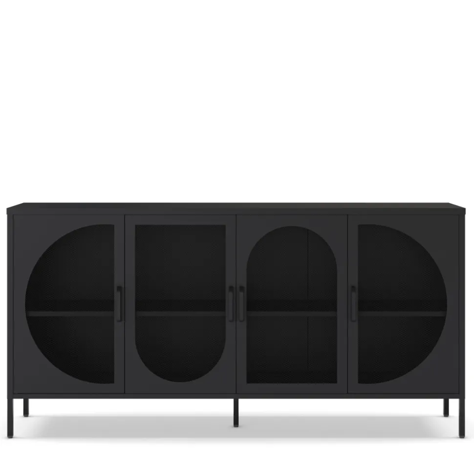 ZIO Buffet 4 portes en métal L160cm