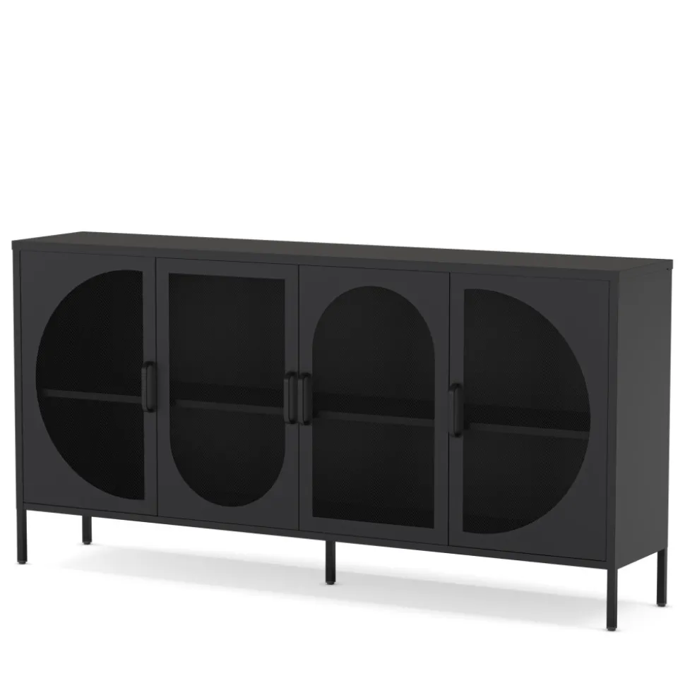 ZIO Buffet 4 portes en métal L160cm