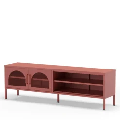 ZIO Meuble TV 2 portes en métal L160cm