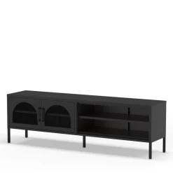 ZIO Meuble TV 2 portes en métal L160cm
