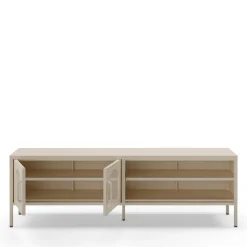 ZIO Meuble TV 2 portes en métal L160cm