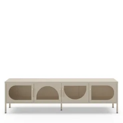 ZIO Meuble TV 4 portes en métal L180cm