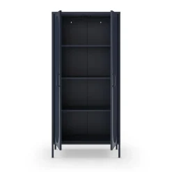ZIO Vaisselier 2 portes en métal H170cm