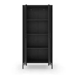 ZIO Vaisselier 2 portes en métal H170cm