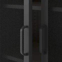 ZIO Vaisselier 2 portes en métal H170cm