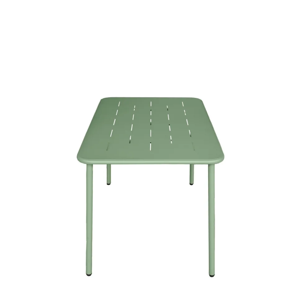 ZYRA Table à manger de jardin 4 personnes en métal