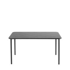 ZYRA Table à manger de jardin 4 personnes en métal
